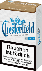 Chesterfield Blue King Size Filter Cigarillos (10 x 17)