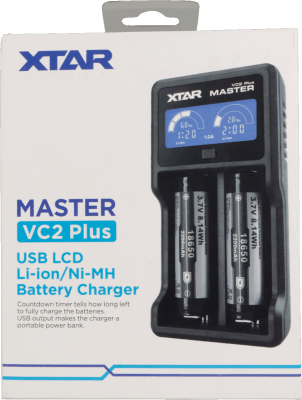 XTAR VC2 Plus Master 2 USB-Ladegerät