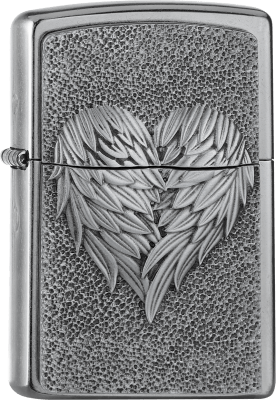 Zippo 2005352 #207 Heart With Feathers