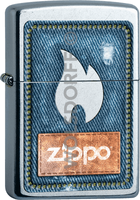 Zippo 60003249 #207 Denim Zippo® and Flame