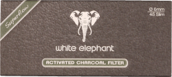White Elephant Aktivkohlefilter Superflow 6mm 45 Stück