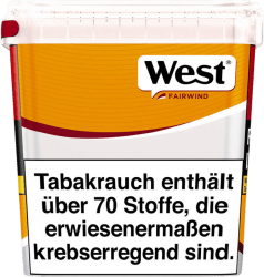 West Yellow Volume Tobacco Box 250 g
