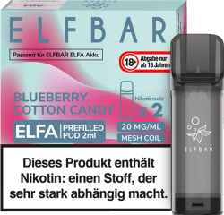 ELFA Prefilled Pod Blueberry Cotton Candy 20mg 2er