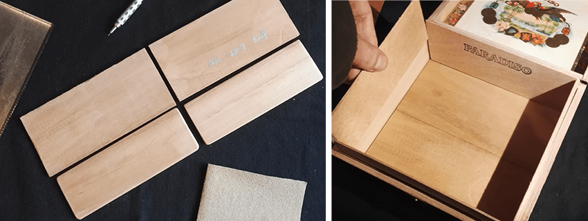 DIY Aging Box für Zigarren Zusammenbau