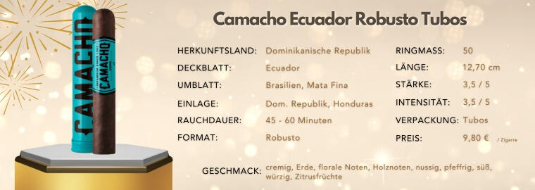 Camacho Ecuador Robusto Tubos