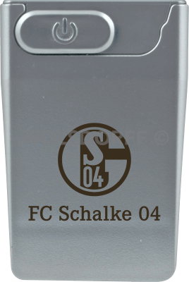 USB Card Lighter silber FC Schalke 04