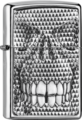 Zippo 2005360 #250 Carbon Skull